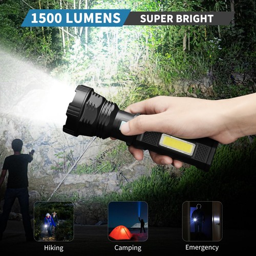 Led solar flashlight 1500 - solar, flashlight,