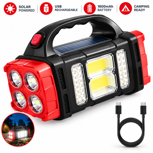 Solar usb rechargeable led - rechargeable,