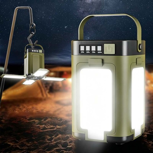 Solar camping lantern - camping, foldable