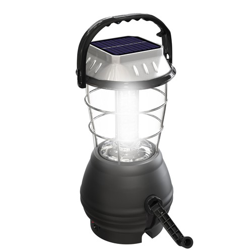 Solar powered crank battery - solar,