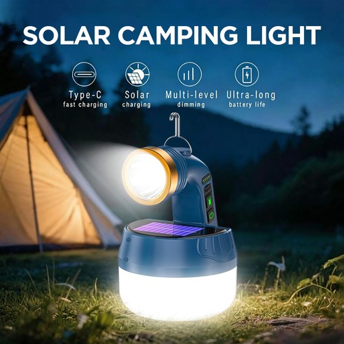 Portable solar led camping - led,